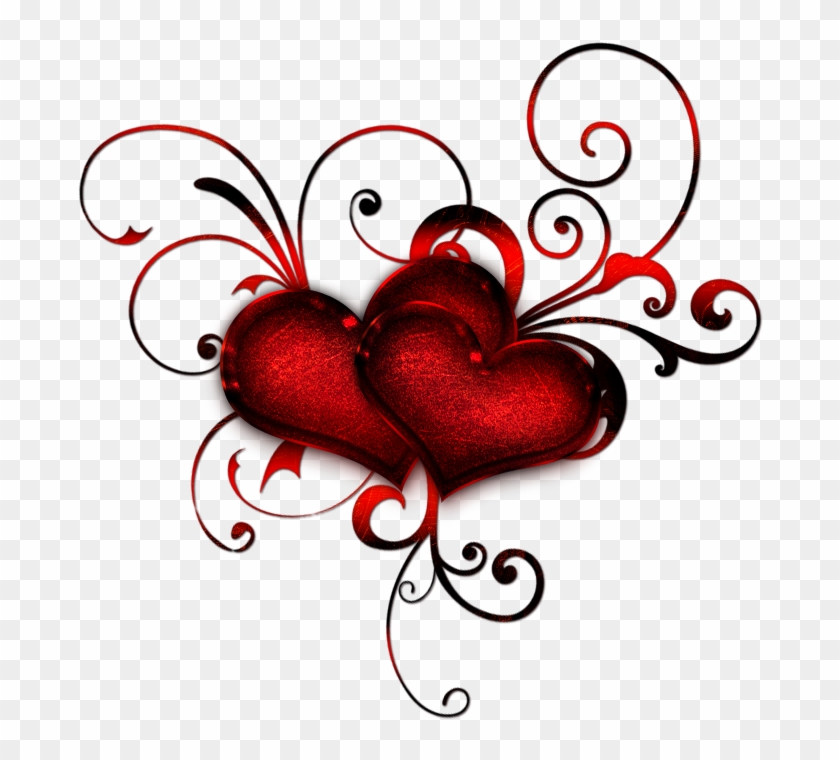 Red Hearts With Curls By Lyotta On Clipart Library - Do You Love Me Animated #86995