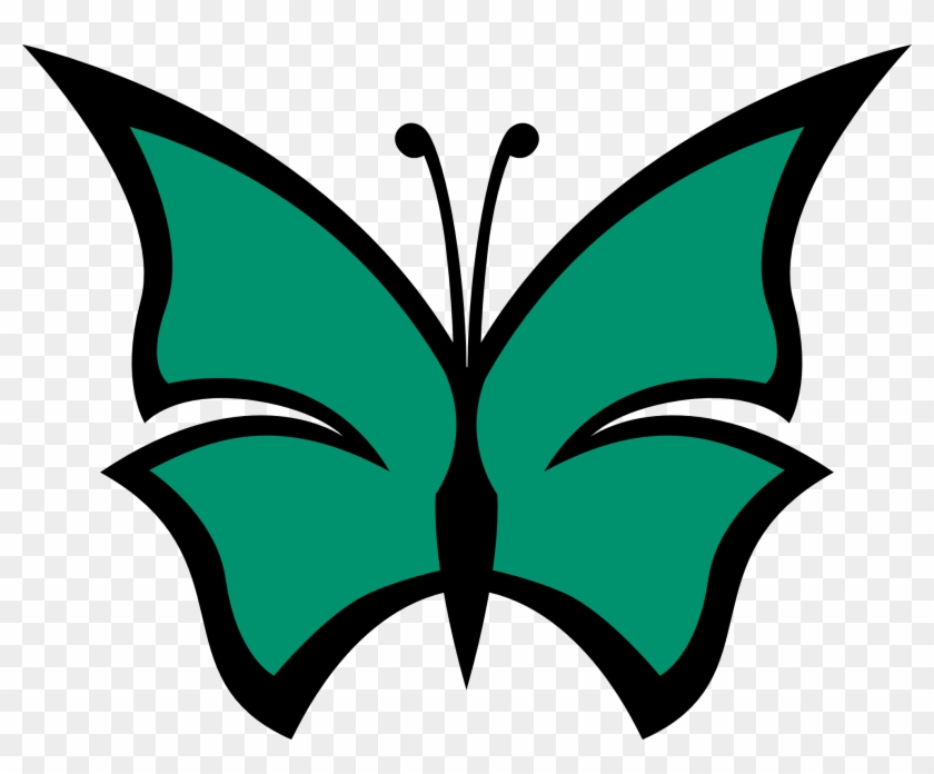 Butterfly Color Colour Irish Green Peace Ireland Ireland - Butterfly Clip Art With Single Colour #87213