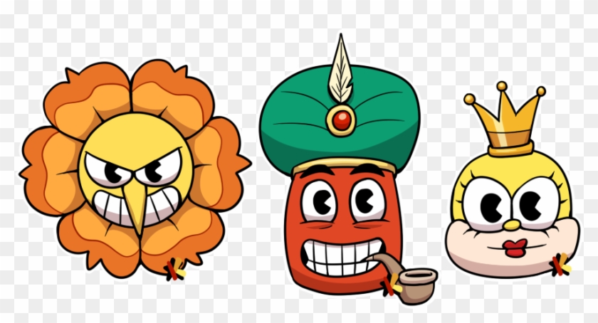 Boss Faces By Katonator - Cuphead Deviantart Bosses #87407