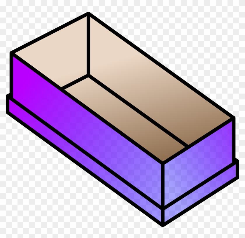 Clipart Shoe Box With Lid - Open Shoe Box Clipart #88480