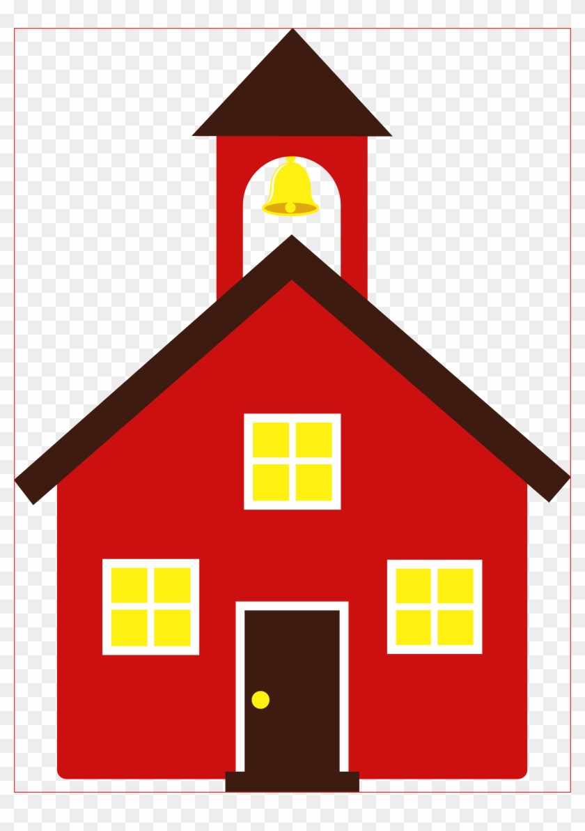 School House Clipart Free - Little Red School House Clip Art #88584