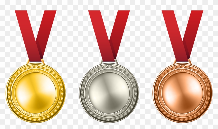 Medals Set Transparent Png Clip Art Image - Medals Png #89721