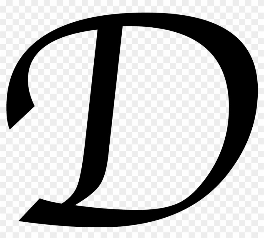 Monogram D Letter L0cez9 Clipart - Fancy Letter D Transparent #90070