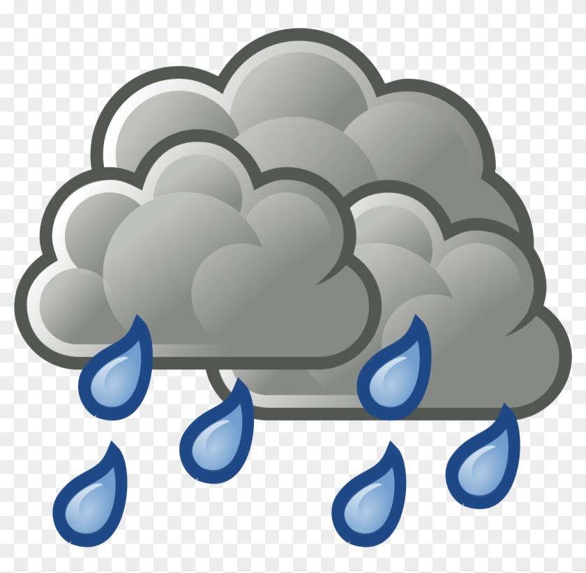 Dark Cloud Rainy Clipart - Rainy Cloud #90279