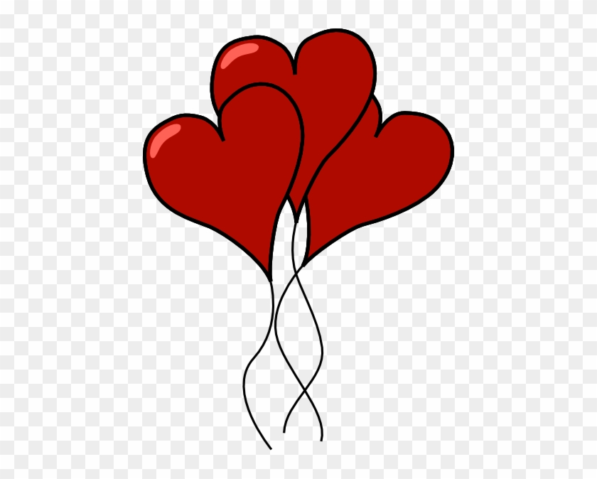Heart 39 Clip Art At Clker - Heart Balloons Clip Art #90872