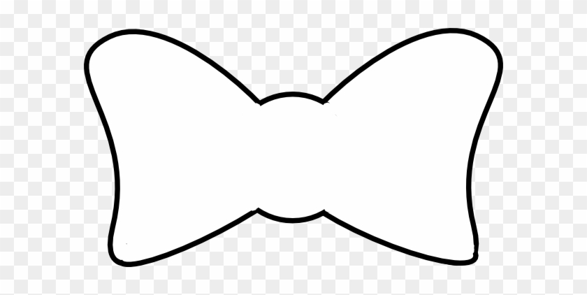 Bow Outline Clip Art At Clker - Clip Art #91467