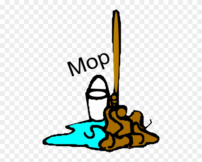 Chores Clipart Clipart - Mop And Bucket Clipart Transparent #92575