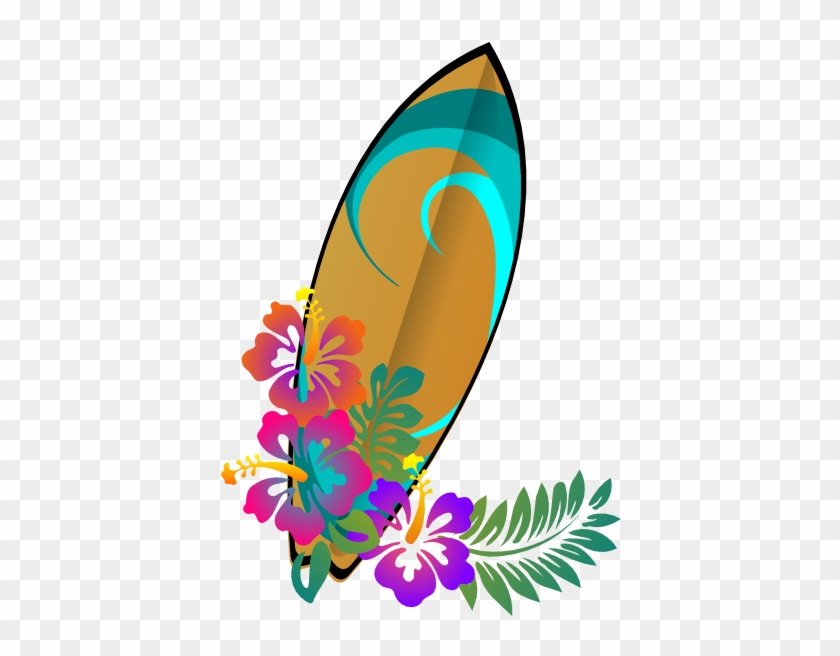 Clipart Info - Hawaiian Surfboard Clip Art #92644