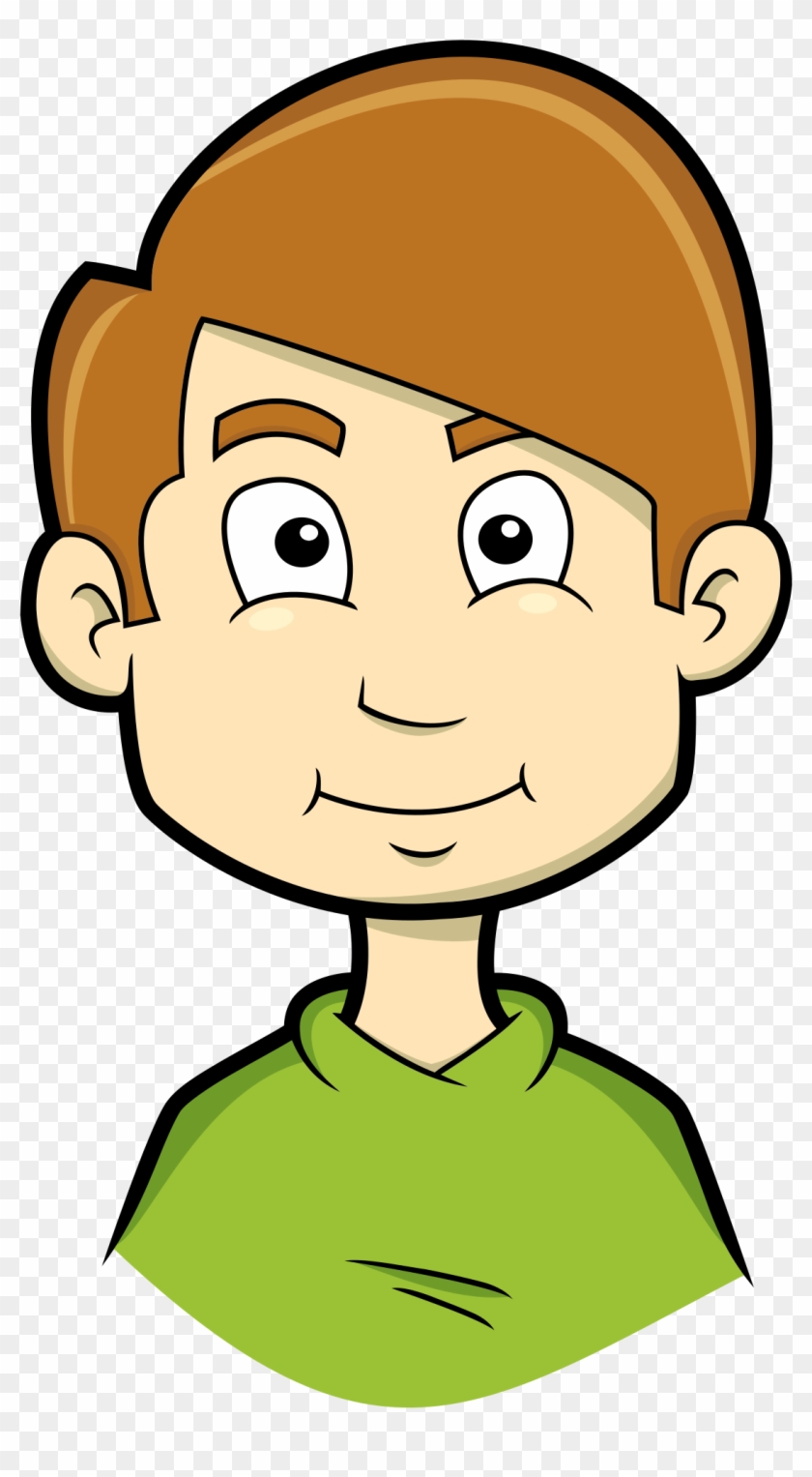 Boy Portrait Cliparts - اسماء الاشاره هذا وهذه #93012