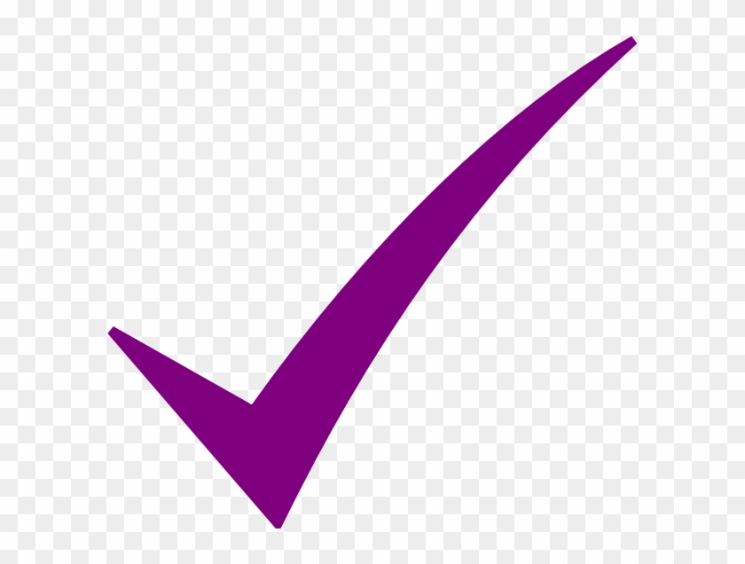 Contacted The Auction Office With Questions - Purple Check Mark Clip Art #93032