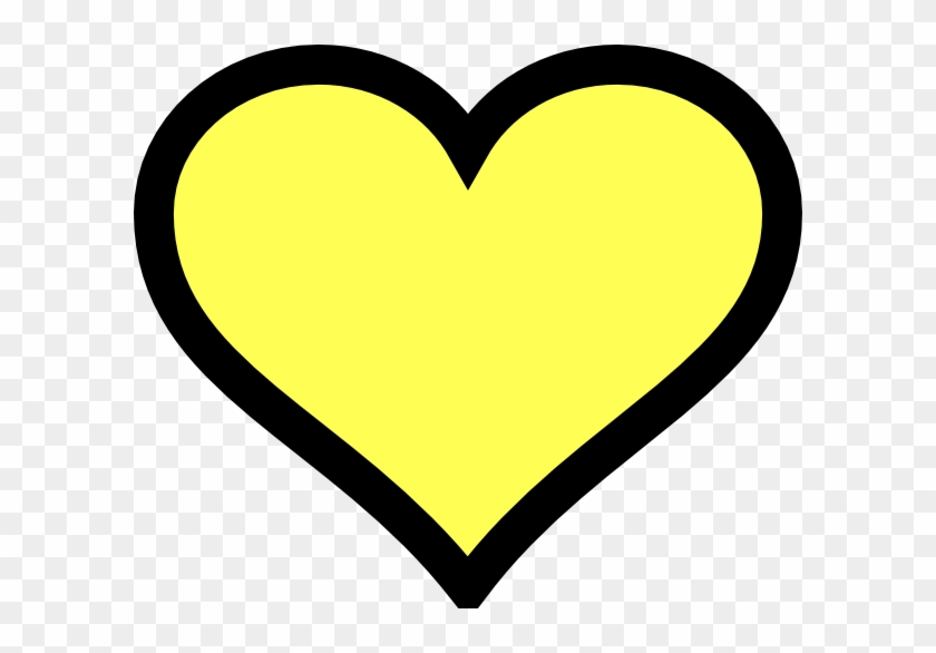 Yellow Heart Clipart #93829