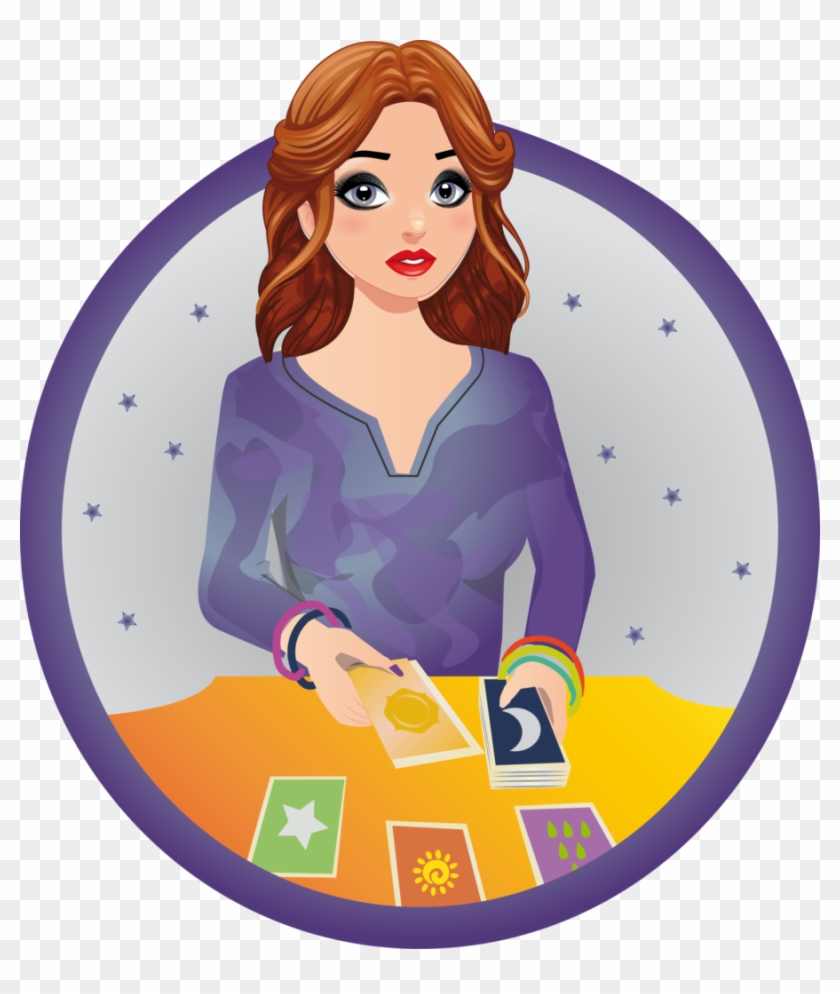 About Denise, Tarot Reader - Cartoon #501594