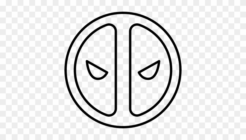 Logo Clipart Deadpool - Deadpool Logo Black And White #501853