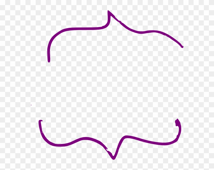 Purple Clipart Bracket - Parentheses Art #502028