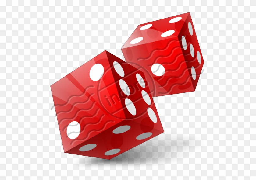 Dice Red 8 Image - Box #502598