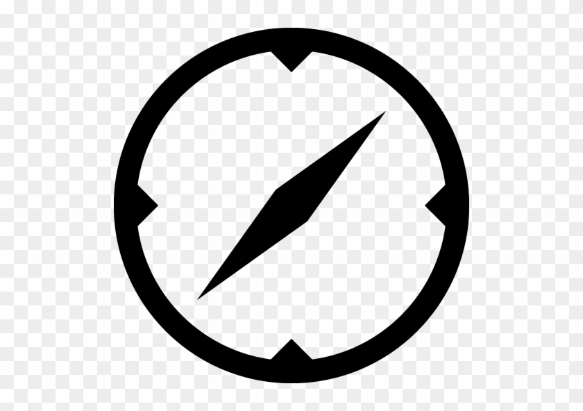 Compass 1 Icons - Circle With Down Arrow #503107