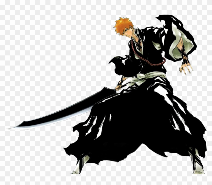 Bleach 480 Color Spread Render By Entropic-insanity - Ichigo New Soul Reaper Form #503517
