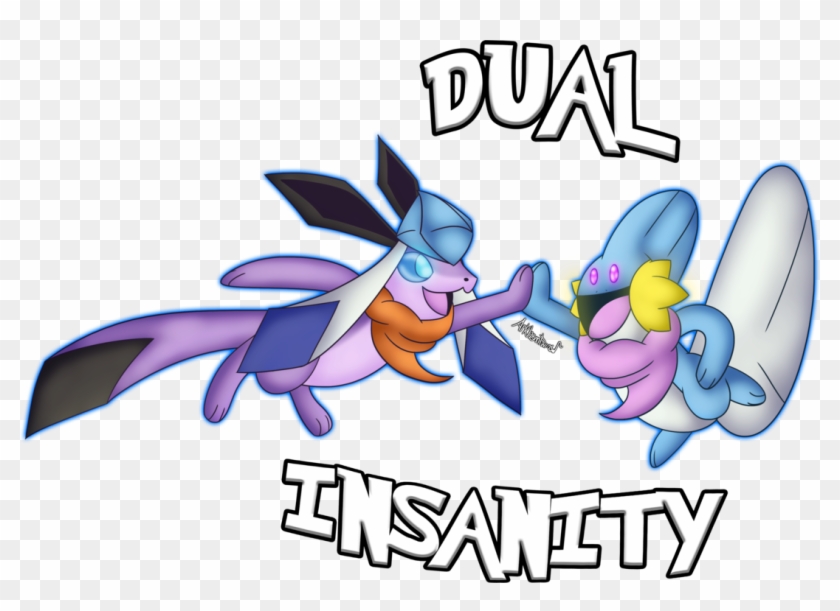 Dual Insanity By Arkhamthemudkip - Cartoon #503603