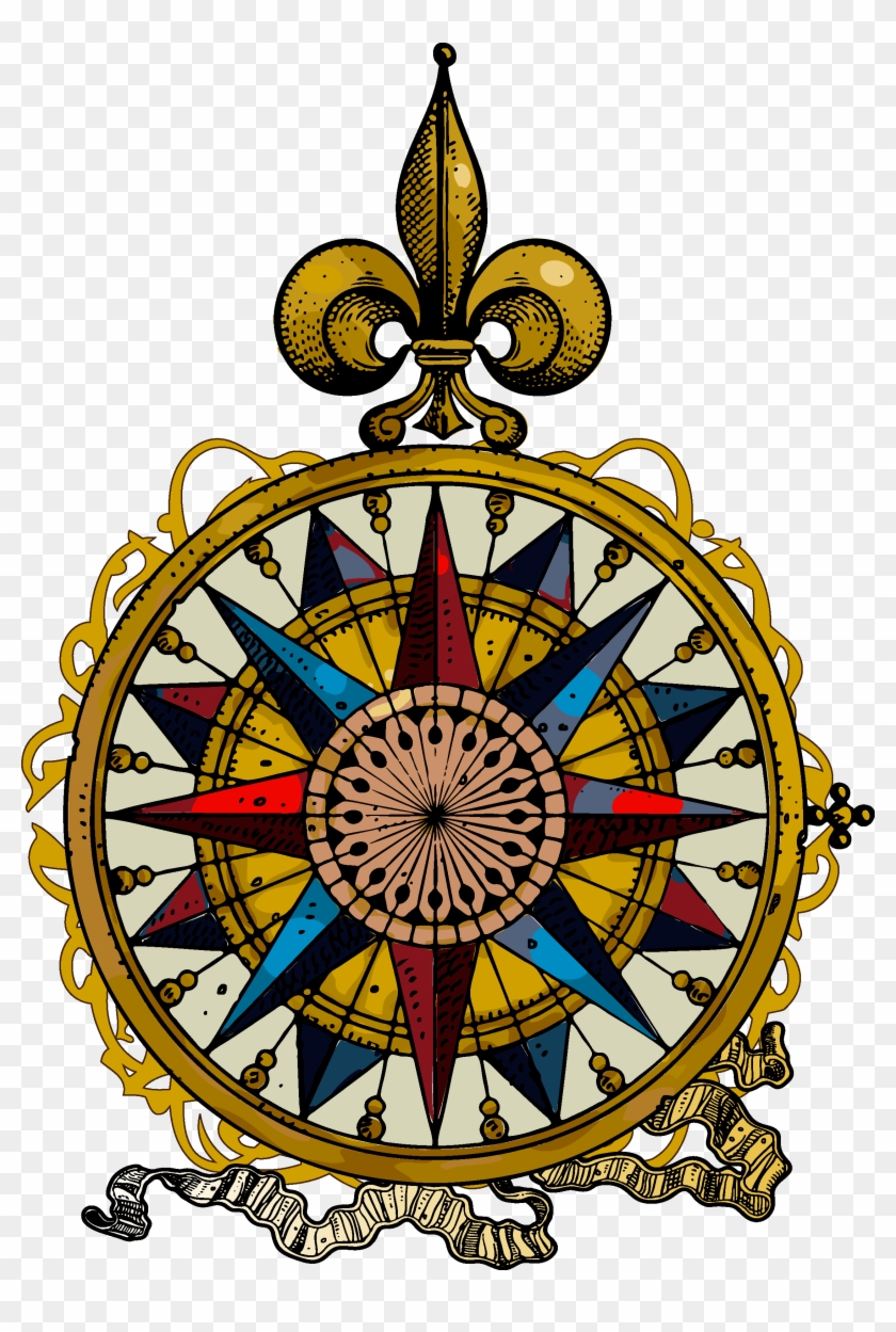 Compass Rose Stock Photography Antique Wind Rose - Compass Rose Stock Photography Antique Wind Rose #503676