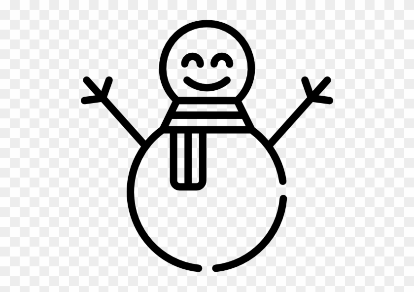 Snowman Free Icon - Snowman Free Icon #503650
