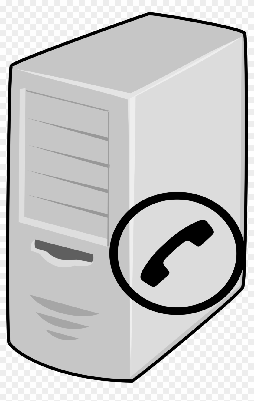 Elegant Server Clip Art Medium Size - Linux Server Icon Png #504307