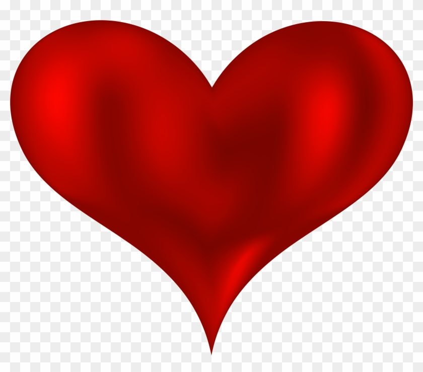 Watermelon Clipart Oval - Beautiful Red Heart Png #504975