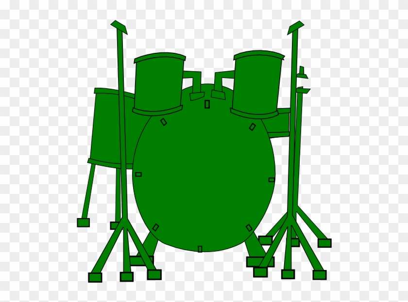 Green Drums Clip Art - Drums Clip Art #505038