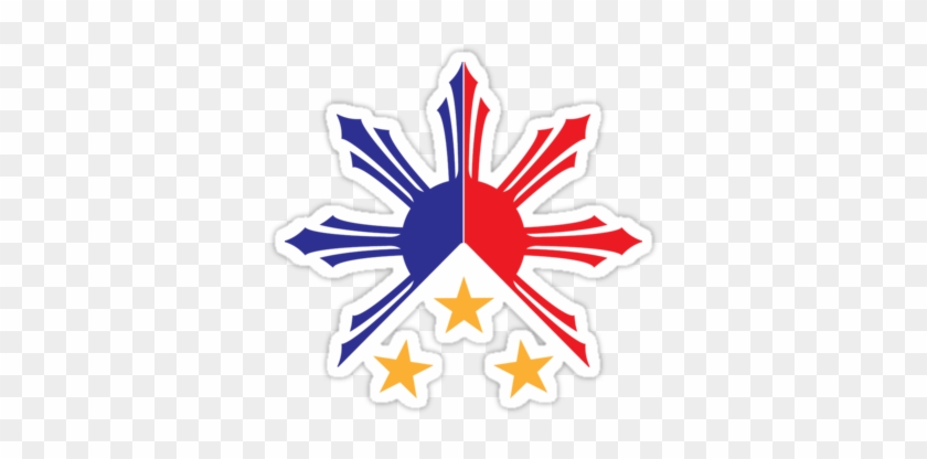 Photogallery Tribal Philippine Flag Logo - 3 Stars And A Sun #505678