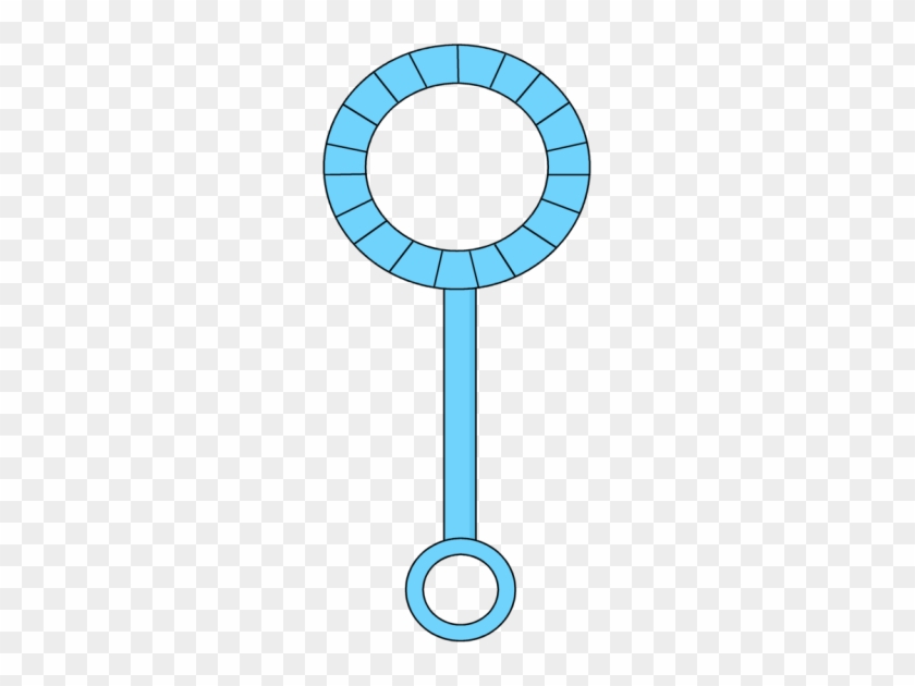 Blue Bubble Wand Clip Art Image Blue Bubble Wand This - Bubble Wand Png #506822