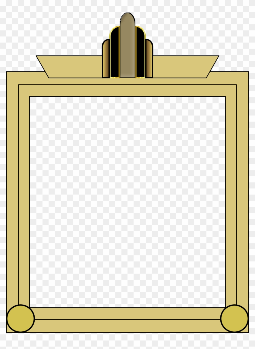 Frame Clipart Art Deco - Free Art Deco Clip Art Borders #507002