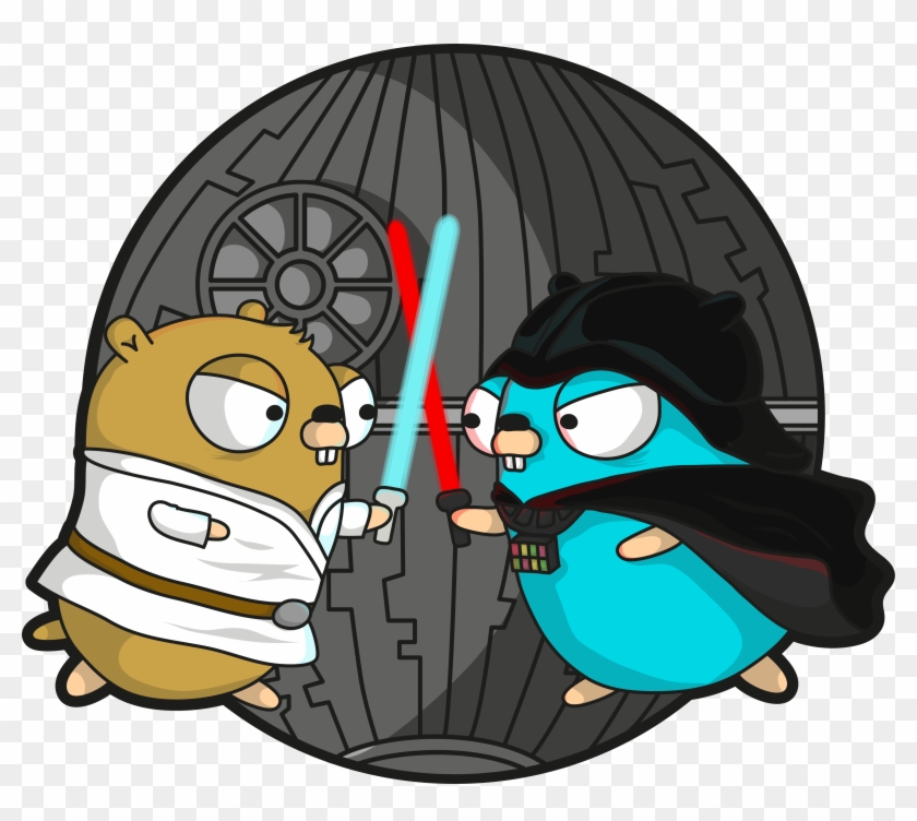 Gopher Star Wars By Ashley Mcnamara - Star Wars Gopher Golang #507250