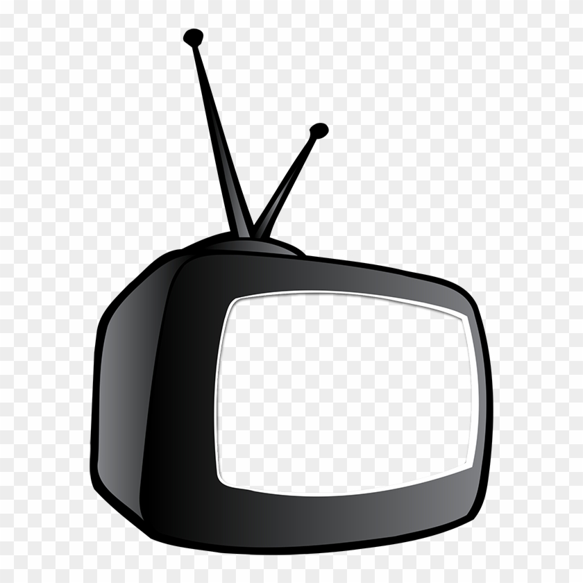 The Screen Is A Transparent Knockout So You Can Overlay - Side View Tv Cartoon #507632