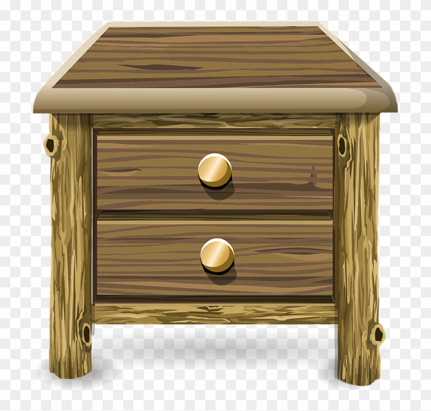 Bedside Table Cliparts 8, - End Table Clipart Transparent #507780