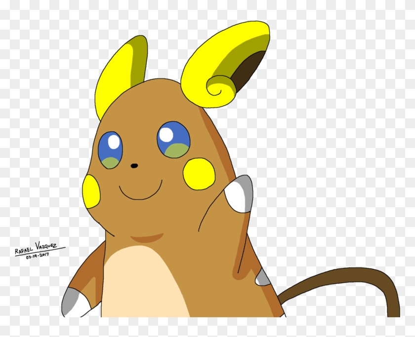 Alola Raichu Drawing 3 By Rafaelgeorgearts - Cartoon #508866