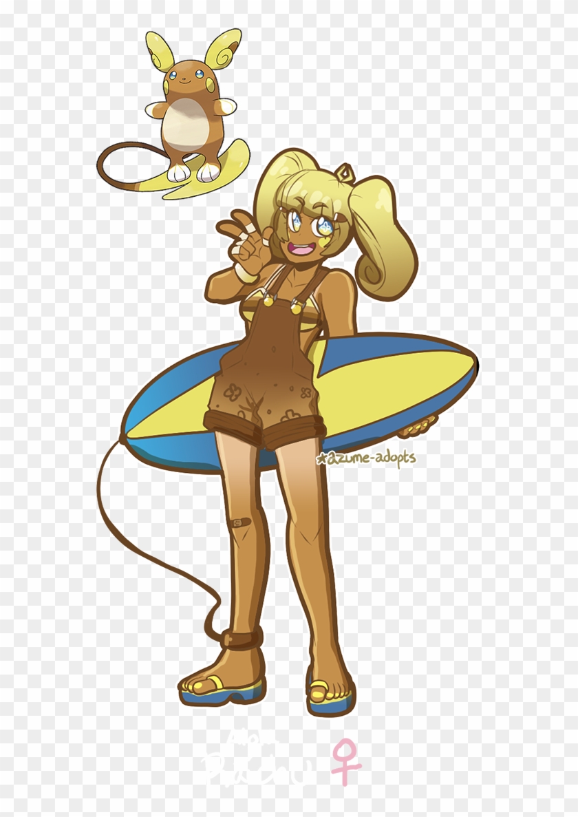 [pkmn] Alola Raichu Sheet For Thereddestmage By Azume-adopts - Cartoon #508947