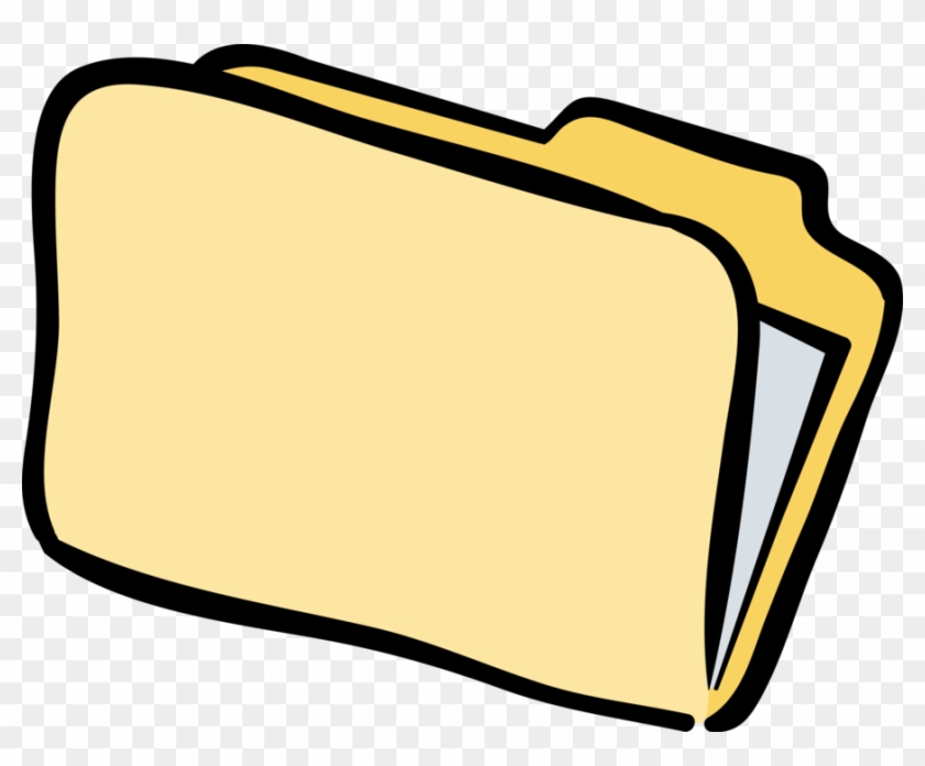 Vector Illustration Of File Folder Holds Loose Papers - Vector Illustration Of File Folder Holds Loose Papers #509938
