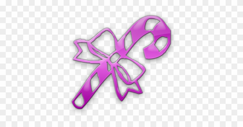 Candy Cane Clipart Pink - Green #509985