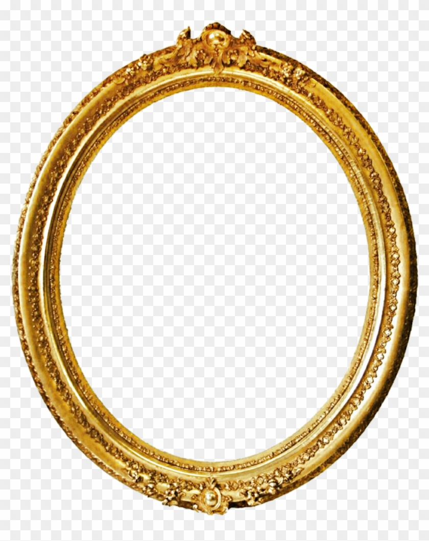 Marcos De Oro Espejo Adorno Clip Art - Frames Vintage Gold Png #510203
