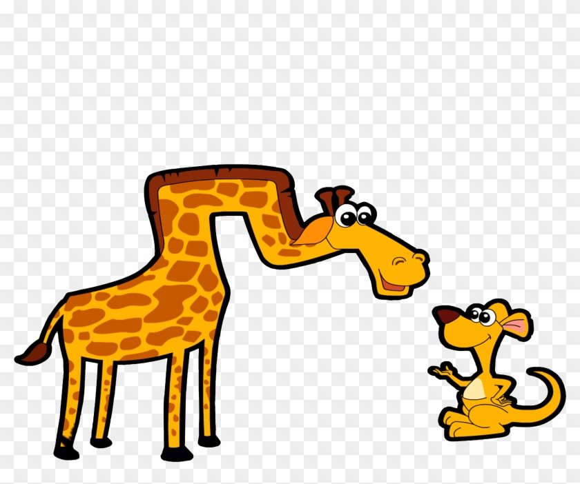 Northern Giraffe Kangaroo Clip Art - Northern Giraffe Kangaroo Clip Art #510877