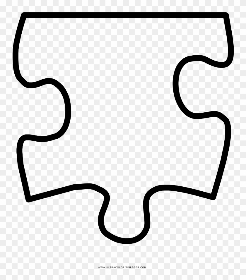 Puzzle Piece Coloring Page Ultra Coloring Pages Autism - Peça De Quebra Cabeça Para Colorir #511486