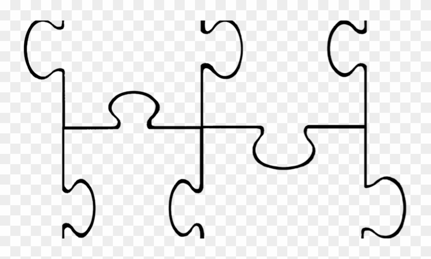 747 X 794 - Printable 4 Piece Puzzle Template #511511