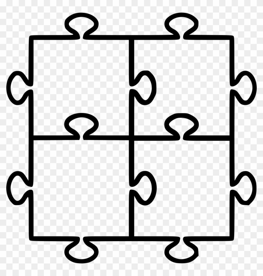 Puzzle Comments - Dibujo De Rompecabeza Para Colorear #511565