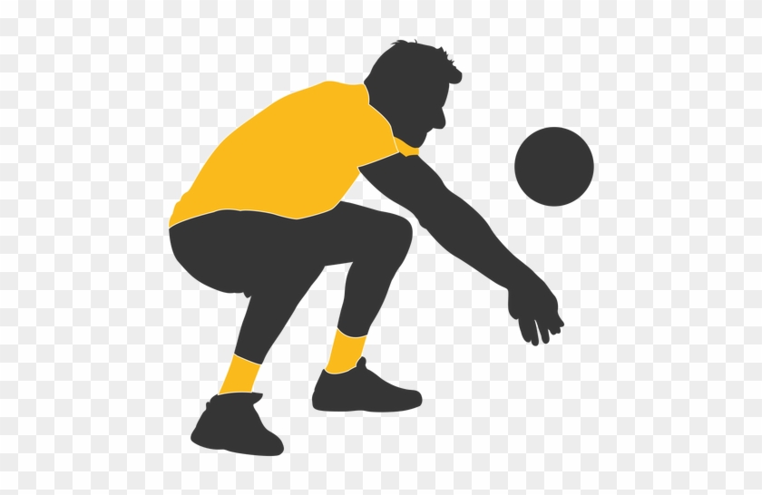 Volley Ball Clipart Wallpaper Kite - Siluetas De Voleibol Png #511905