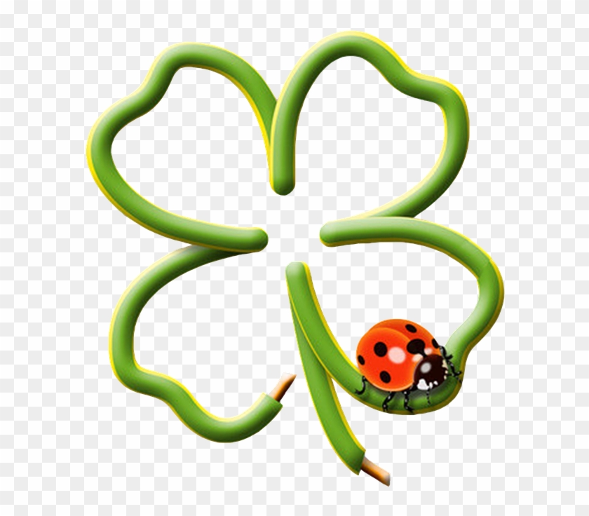 Please Let Me Know If You Need Anything Happy Showing - Ladybug On Four Leaf Clover #512345