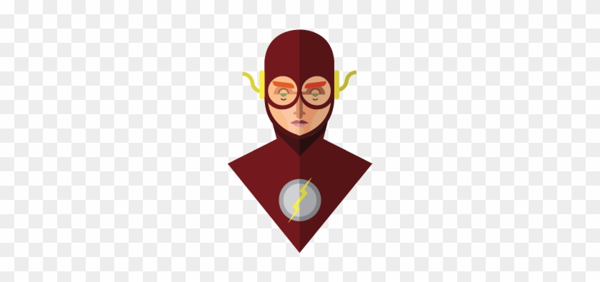 Flat Design Heroes 008 - Flash Flat Design #512968