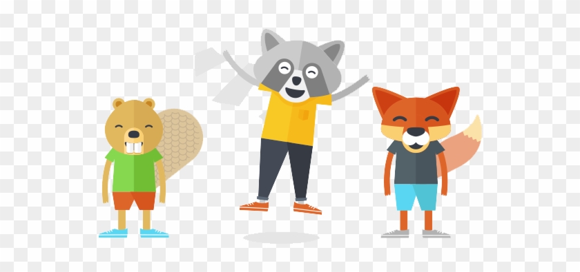 Squirrel Canidae Flat Design Illustration - Squirrel Canidae Flat Design Illustration #513055