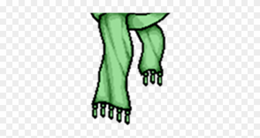 Green Scarf [transparent] - T Shirt Verde Roblox #514757