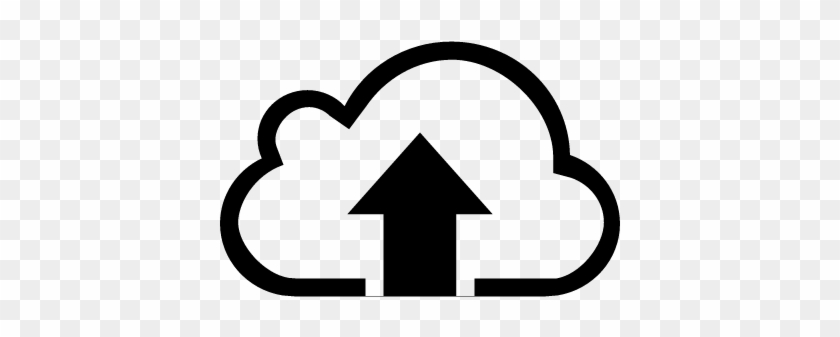 Upload To Internet Cloud Symbol Vector - Icon Upload To Cloud #514962