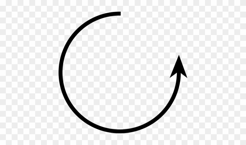 The Counterclockwise Or Anticlockwise Direction - Anticlockwise Arrow #515367