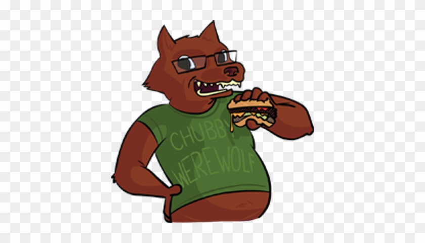 Chubby Werewolf - Cartoon #516186